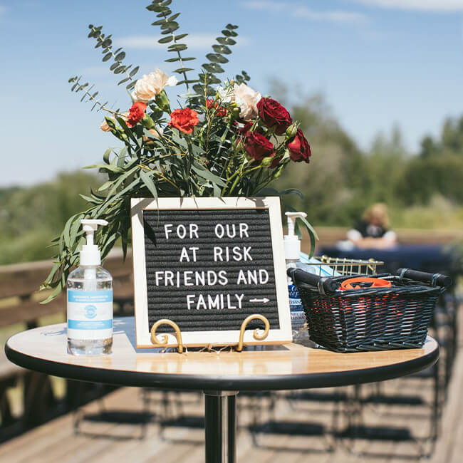 wedding floral arrangement