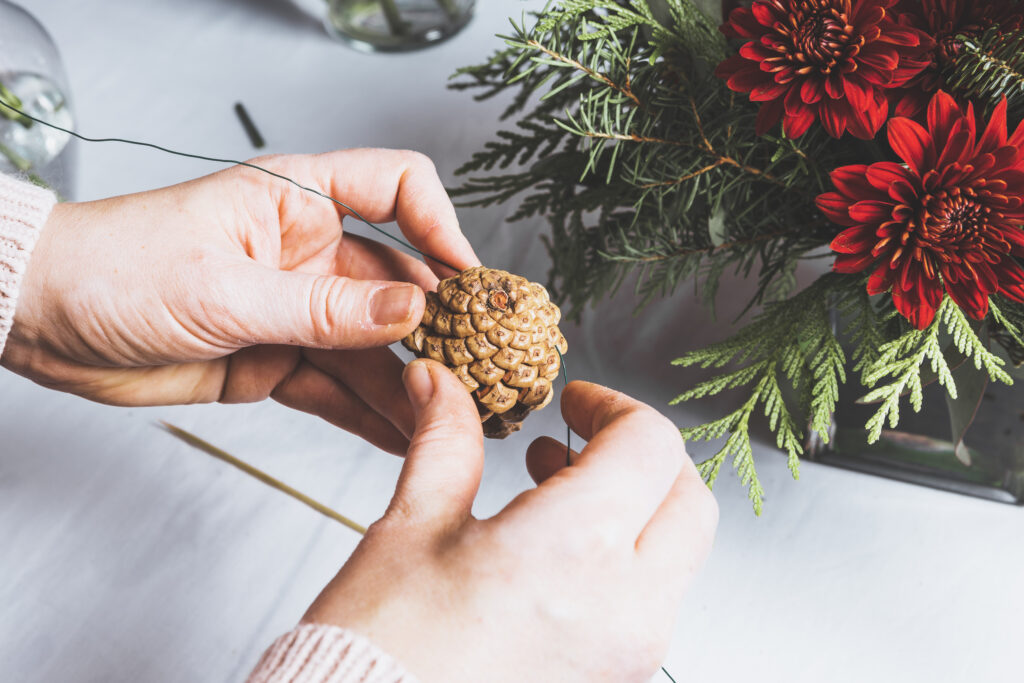 You Floral HolidayCentrepiece Dec x